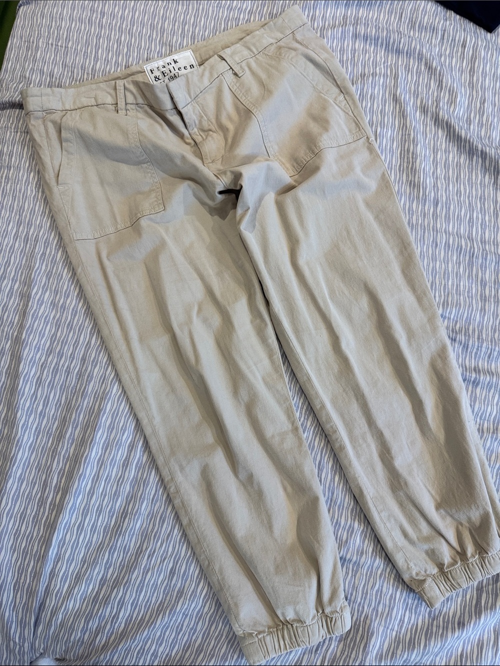 Frank & Eileen Light Beige Women's Pants